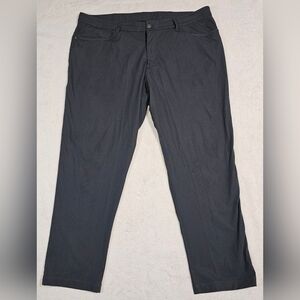 Lululemon ABC Chino Pant Slim Cord Look Men’s 42 Dark  Gray Business Casual